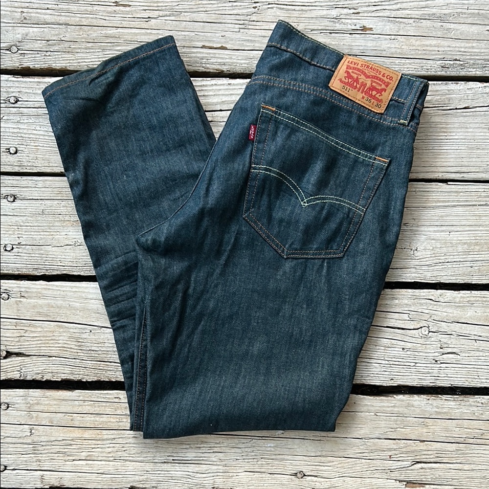 Levi's 511 Men's Dark Indigo Straight Jeans